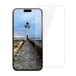 3D 1X Reinforced Curved - Folie protecție ecran din Sticlă securizată - compatibil cu Apple iPhone 16 Pro - Curbat 3D, Pachet 10x - culoare Transparent