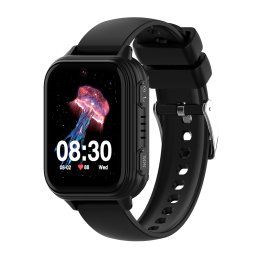 Ceas Smartwatch Pentru Copii, Wonlex KT33, Negru