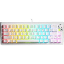 Tastatura GLO-KB-GMMK3-65-PB-FOX-W-WHT-US, USB-C, Cu fir, Layout US, Alb