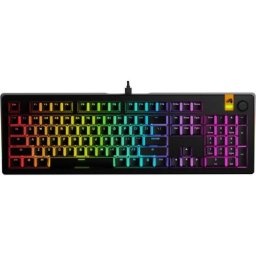 Tastatura GLO-KB-GMMK3-100-PB-HE-W-BLK-US, USB-C, Cu fir, Layout US, Negru