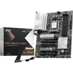 Placa de baza MSI PRO B840M-P WIFI6E - Socket AM5 - motherboard black/silver