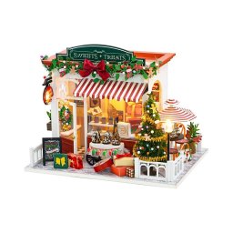 Casă miniaturală 2Kids Toys Patiseria Crăciunului 2xAAA