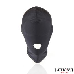 LateToBed BDSM Line Eyes Cover Hood Black