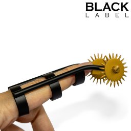 Black Label Cat Nail Double Pinwheel Black-Gold