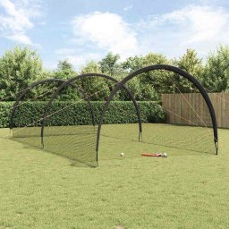 Baseball si Softball Negru 702 x 369,5 x 243,5 cm Poliester GartenMobel Dekor
