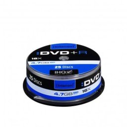 DVD+R Intenso 4.7GB 16X, Cake box 25 bucati