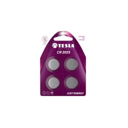Baterii Lithium CR2025, 3V, 165mAh, 4 buc/set, Tesla - A1099137110