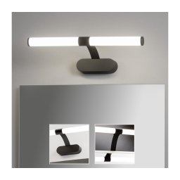 Brilagi - Lampă LED pentru oglindă de baie TUBEO, 6 W, 230 V, 40 cm, IP44, negru