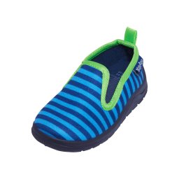 PLAYSHOES Papuci de casă 'Ringel' albastru marin / azuriu / verde limetă
