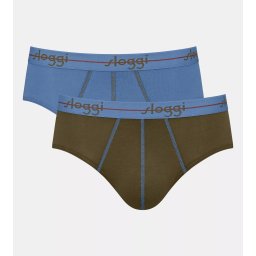 SLOGGI Slip 'Start' albastru / oliv / roșu