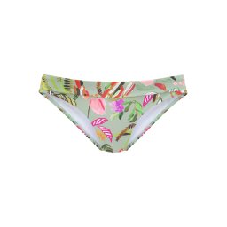 s.Oliver Slip costum de baie 'Herbst' sepie / verde pastel / roz / roșu