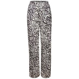 LASCANA Pantaloni crem / negru amestecat