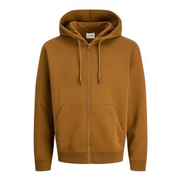 JACK & JONES Hanorac 'JJBradley' maro caramel