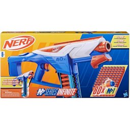 Hasbro Nerf F8631 - Blaster cu 80 sageti din spuma, Nerf, N1 Series, Infinite