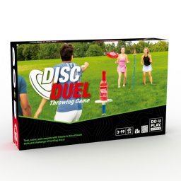 Joc exterior cu disc si tinta pentru copii, Disc Duel Throwing, 2-4 jucatori