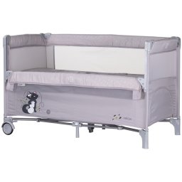 Patut pliabil Chipolino Relax Cloud cu laterala culisanta