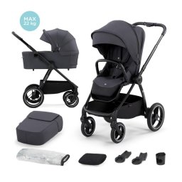 Carucior copii multifunctional 2 in 1 Kinderkraft Nea Dark Grey