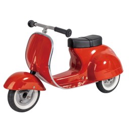 Trotineta ride on pentru copii Vespa Ambosstoy Hape rosie
