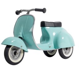 Trotineta ride on pentru copii Vespa Ambosstoy Hape verde menta