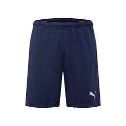 PUMA Pantaloni sport 'TeamRise' bleumarin / alb