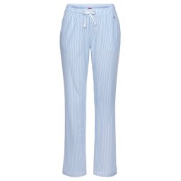 s.Oliver Pantaloni de pijama albastru deschis / alb