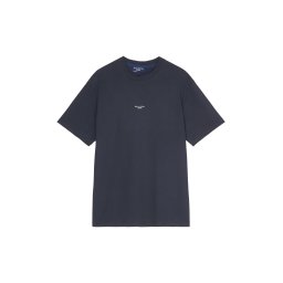 Marc O'Polo DENIM Tricou albastru marin / alb