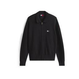 Tommy Jeans Geacă tricotată negru