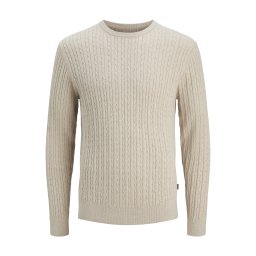 JACK & JONES Pulover 'JJEEMIL' bej
