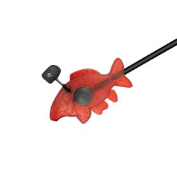 Swinger/semnalizator cu bara/tija Delphin CARPY, cu iluminare, rosu, cu contragreutate