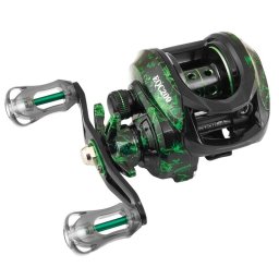 Mulineta baitcasting Yumoshi EQC200, 4R, raport recuperare 6.3:1, right handle, pentru stangaci
