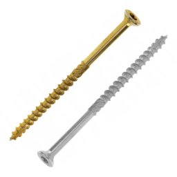 Surub constructii lemn 8x360mm, cap inecat TX40, Klimas WKCS, zincat galben, 50 buc