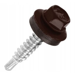 Surub autoforant tabla 4,8x19mm, cap hex SW-8, saiba EPDM, Klimas WSBP, culori RAL, 250 buc