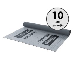 Folie anticondens acoperis Riwega USB Reflex Plus 200 TOP SK, 200 g/mp, 3 straturi, Sd 0.045 m, termo‑reflexiva, rola 75 mp