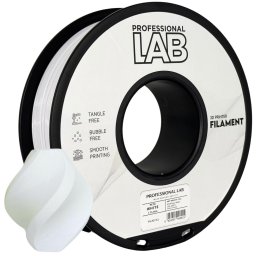 Filament Profesional LAB, Petg , Alb, Diametru 1.75 mm, Greutate 1 kg