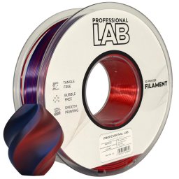 Filament Proffesional LAB, Silk, PLA, Tricolor twilight serenity, Diametru: 1.75 mm , Greutate 1 kg