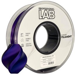 Filament Profesional LAB, Silk, PLA, Tricolor Albastru Violet Negru, Diametru: 1.75 mm , Greutate 1 kg