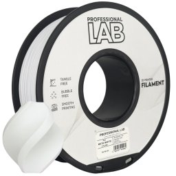 Filament PLA, Meta Alb , Diametru: 1.75 mm , Greutate 1 kg, Proffesional LAB