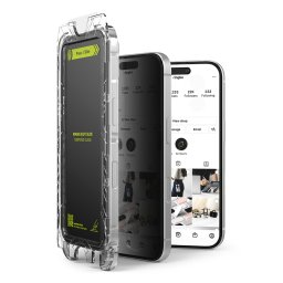 Folie sticla Ringke Iphone 16 Pro privacy 2 buc