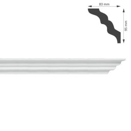 Bagheta colturi, 83x95 mm, 2 m