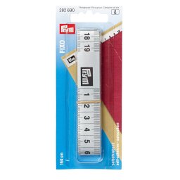 Centimetru croitorie autoadeziv, finisaj argintiu ,150 cm Prym, 282690