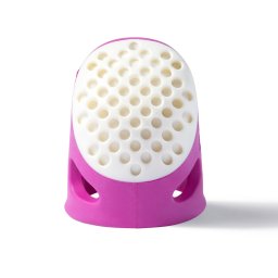 Degetar croitorie, marimea M, roz cu alb, Prym Ergonomics, 431141