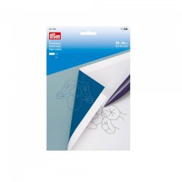 Hartie transfer pentru croit, cusut, brodat, alb albastru, Prym, 2 coli 58x57 cm, Prym, 610464