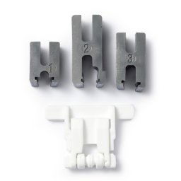 Piciorus fermoar pentru masina cusut casnica, universala, cu 3 adaptoare, Prym