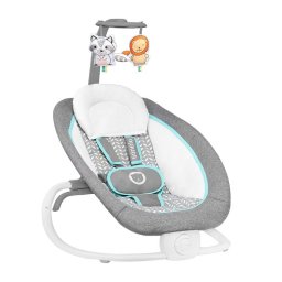 Lionelo Fotoliu balansoar pliabil Pascal Grey Scandi