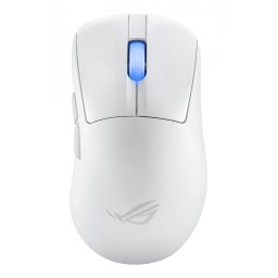 ASUS ROG Keris II Ace Wireless AimPoint White mouse-uri Gaming Mâna dreaptă RF Wireless + Bluetooth + USB Type-A Optice 42000 DPI
