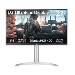 Monitor LED 27UP650K-W.AEU, 27 inch, 3840x2160 pixeli, Argintiu