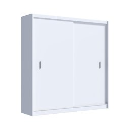 Șifonier cu uși culisante SAPHIRA 203x215 cm alb
