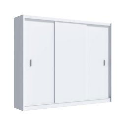 Șifonier cu uși culisante SAPHIRA 250x215 cm alb