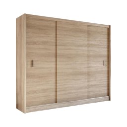 Dulap cu uși glisante SAPHIRA 250x215 cm, stejar sonoma