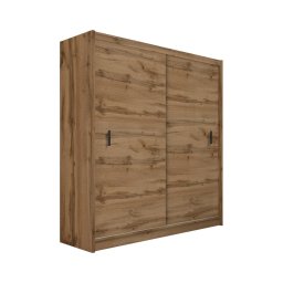 Dulap cu uși glisante SAPHIRA 203x215 cm, stejar Wotan